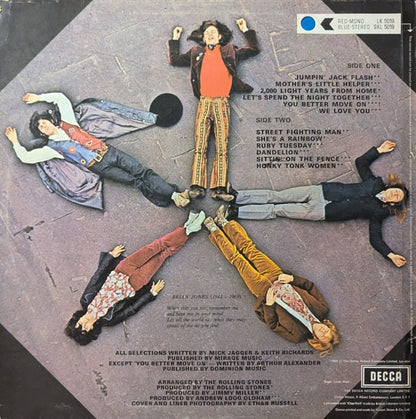 The Rolling Stones – Through the Past, Darkly (Big Hits Vol. 2) (Vinyl LP, Decca, 1988) – EX / EX