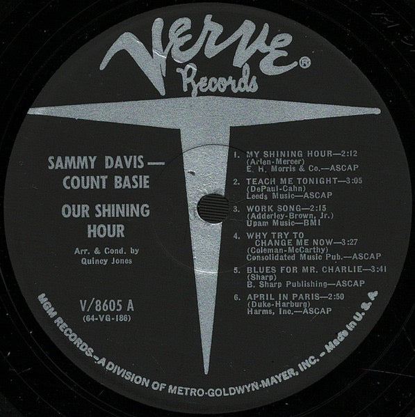 Sammy Davis Jr. & Count Basie – Our Shining Hour (Vinyl LP, Verve, Japan, 1979) – Near Mint