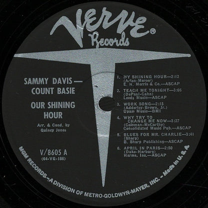 Sammy Davis Jr. & Count Basie – Our Shining Hour (Vinyl LP, Verve, Japan, 1979) – Near Mint