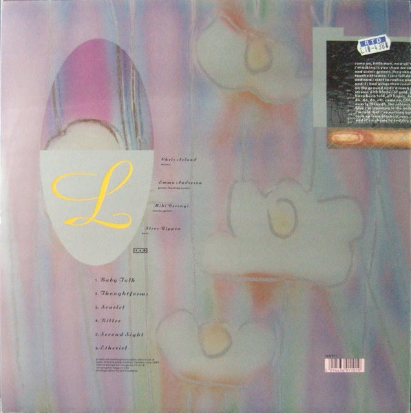 Lush - Scar (Vinyl LP, 4AD, 1989, Red Sleeve inside) - EX /EX