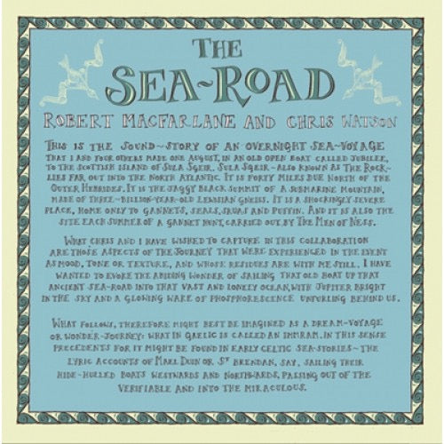 Robert McFarlane and Chris Watson - The Sea Road (Vinyl 12", Rivertones, 2012) - Near Mint