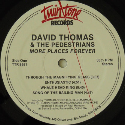 David Thomas and the Pedestrians – More Places Forever (Vinyl LP, Rough Trade, 1985) – EX / EX
