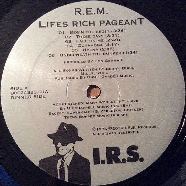 R.E.M. - Life's Rich Pageant (Vinyl LP, IRS, 20160 - Near Mint