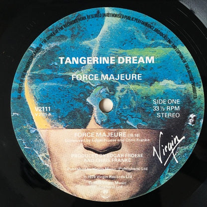 Tangerine Dream – Force Majeure (Vinyl LP, Virgin Records, 1979) – EX / EX