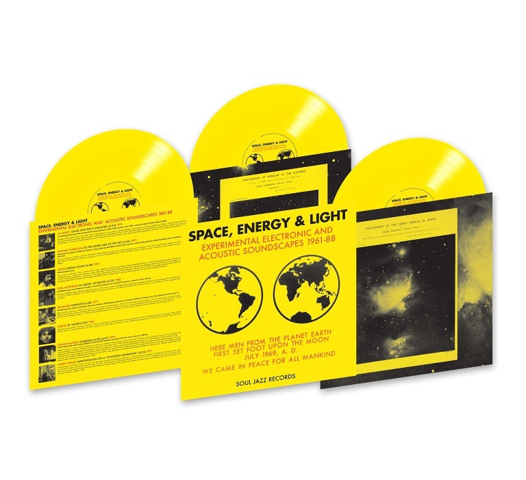 Various Artists - Space , Energy and Light (3x yellow Vinyl, Soul Jazz Recordings) - Mint / Sealed