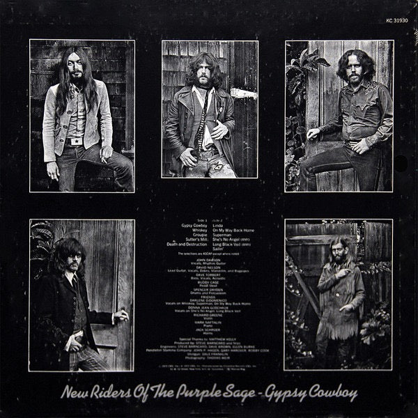 New Riders of the Purple Sage – Gypsy Cowboy (Vinyl LP, CBS, 1972) – VG / EX