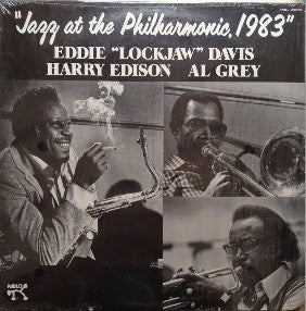 Eddie "Lockjaw" Davis - Jazz at the Philharmonic, 1983 (Vinyl LP, Pablo, 1983) - EX / EX