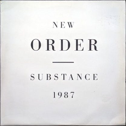 New Order – Substance (2× Vinyl LP, Factory Communications Ltd., 1987) – VG+ / EX
