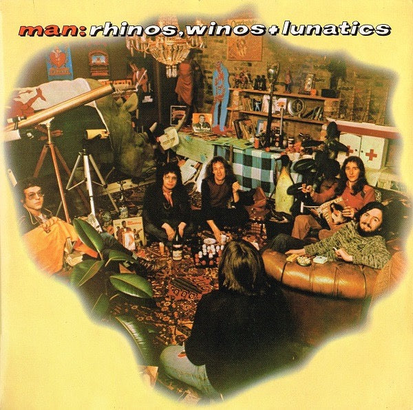 Man – Rhinos, Winos + Lunatics (Vinyl LP, United Artists Records, 1974) – EX / EX
