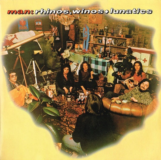 Man – Rhinos, Winos + Lunatics (Vinyl LP, United Artists Records, 1974) – EX / EX