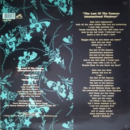 Morrissey – The Last of the International Playboys (12", EMI Records, 1989) – EX / EX