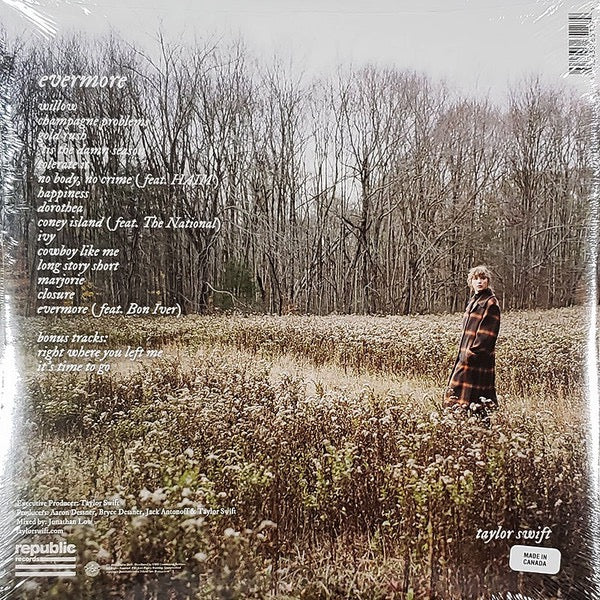 Taylor Swift – Evermore (Deluxe Green 2x Vinyl LP, Republic Records, 2020) – Mint / Sealed