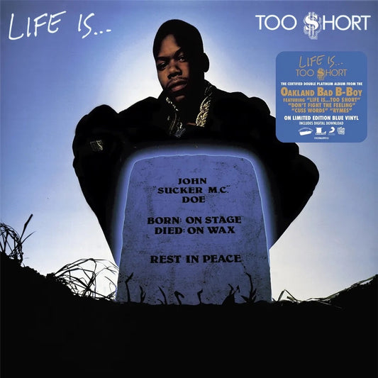 Too Short Life Is... Too $hort LP Get on Down Blue Swirl vinyl