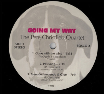Pete Christlieb Quartet – Going My Way (Vinyl LP, Bosco Records, 1982) – EX / EX