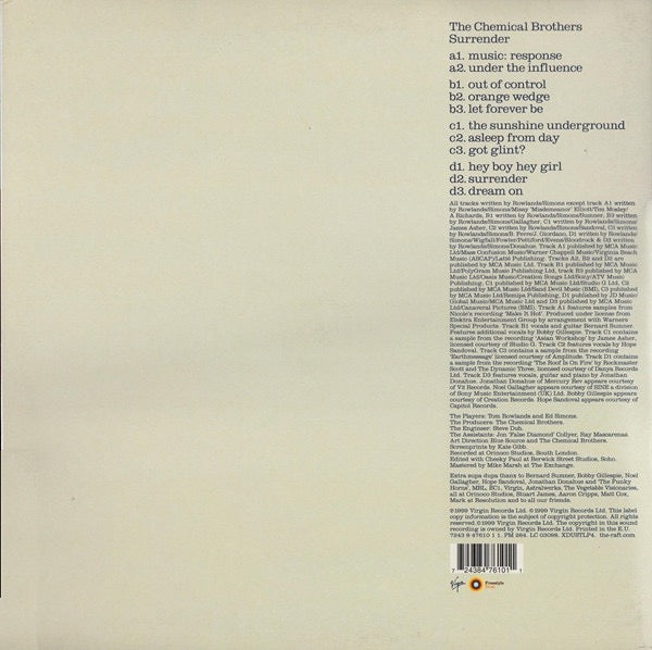 The Chemical Brothers – Surrender (2x Vinyl LP, Freestyle Dust, Reissue) – Mint / Sealed
