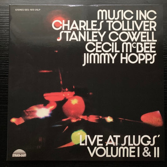 Music Inc. (Charles Tolliver / Stanley Cowell / Cecil McBee / Jimmy Hopps) – Live at Slugs’, Volume I & II (2xLP, Strata-East / Mack Avenue Music Group, 2025, US, 180g) – Near Mint