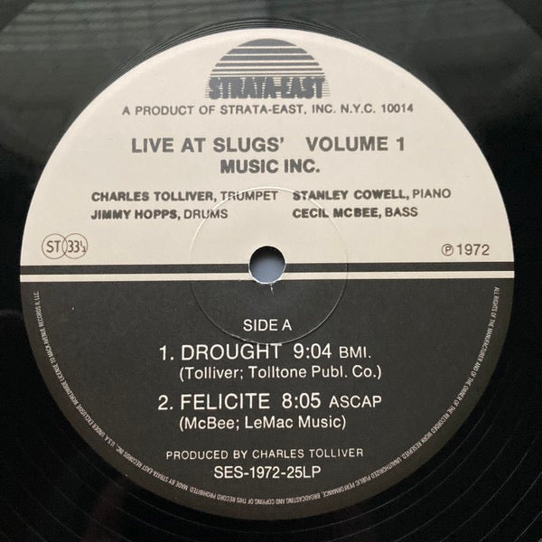 Music Inc. (Charles Tolliver / Stanley Cowell / Cecil McBee / Jimmy Hopps) – Live at Slugs’, Volume I & II (2xLP, Strata-East / Mack Avenue Music Group, 2025, US, 180g) – Near Mint