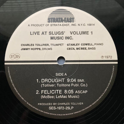 Music Inc. (Charles Tolliver / Stanley Cowell / Cecil McBee / Jimmy Hopps) – Live at Slugs’, Volume I & II (2xLP, Strata-East / Mack Avenue Music Group, 2025, US, 180g) – Near Mint