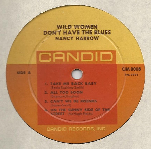 Nancy Harrow - Wild Women Don't Have the Blues (Vinyl LP, Candid, Stereo, 1961) - EX / EX