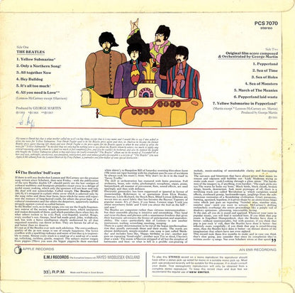 The Beatles – Yellow Submarine (Vinyl LP, Apple Records, 1969) – VG+ / EX