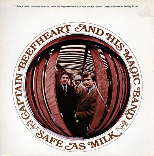 Captain Beefheart Safe as Milk LP WEA 1985 EX/EX