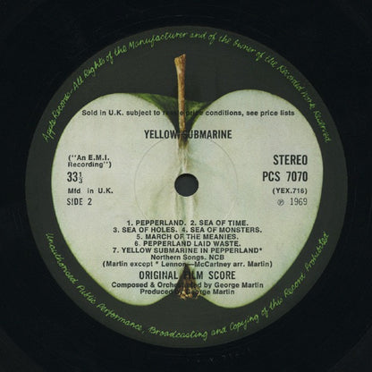 The Beatles – Yellow Submarine (Vinyl LP, Apple Records, 1969) – VG+ / EX