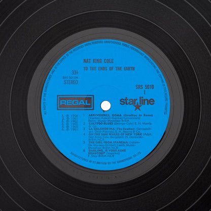 Nat King Cole - To the Ends of the Earth (Vinyl LP, EMI Regal, 1969) - EX /EX