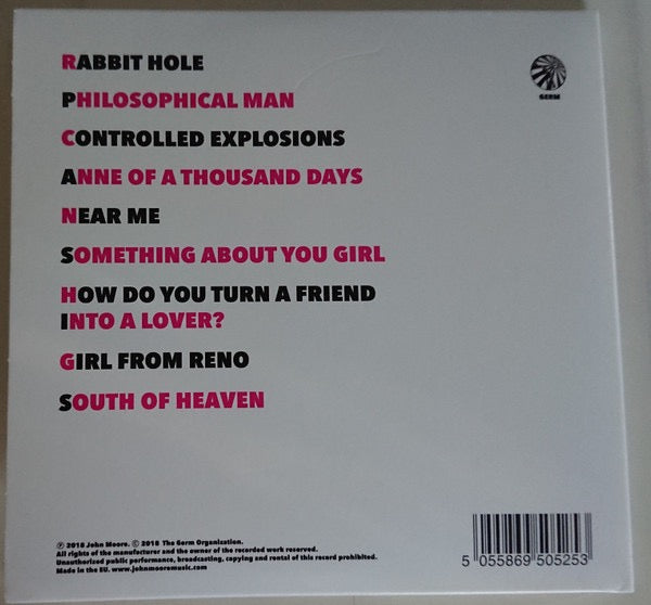 John Moore – Knickerbocker Glory (CD, The Germ Organisation, 2018) – Mint