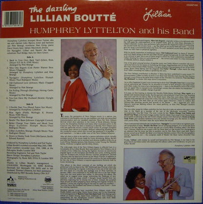 Lillian Boutté, Humphrey Lyttelton and His Band – Lillian (Vinyl LP, Calligraph Records, 1988) – EX / EX