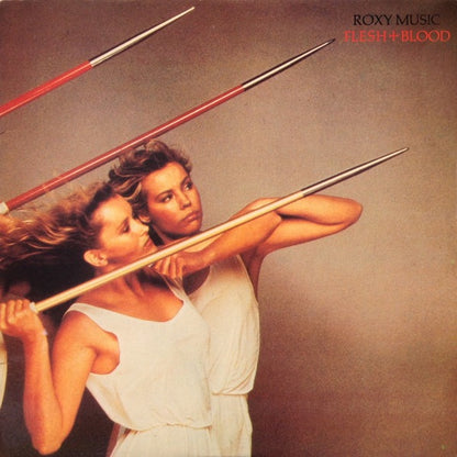 Roxy Music - Flesh and Blood (Vinyl LP, E. G. 1980) - EX / EX