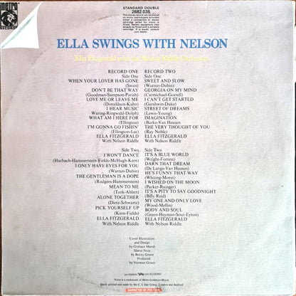 Ella Fitzgerald - Swings with Nelson (2x Vinyl LP, Metro, 1972) - EX / EX