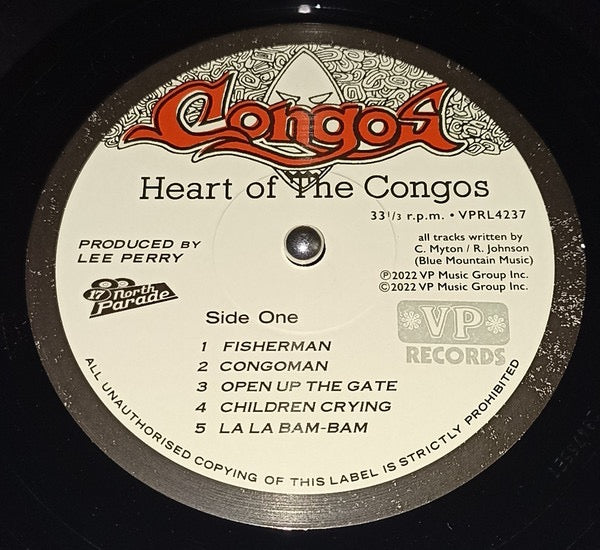 The Congos – Heart of the Congos (Vinyl LP, VP Records, 2022 Reissue) – Mint / Sealed