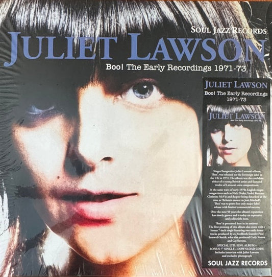 Juliet Lawson – Boo! The Early Recordings 1971–73 (Vinyl LP, Soul Jazz, 2024) – Mint / Sealed