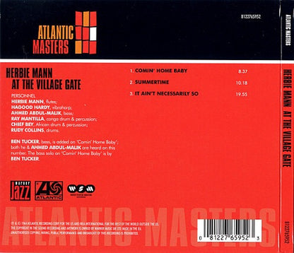 Herbie Mann - At the Village Gate (CD, Atlantic Masters) - Mint / Sealed
