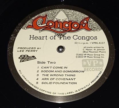 The Congos – Heart of the Congos (Vinyl LP, VP Records, 2022 Reissue) – Mint / Sealed