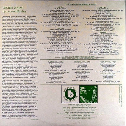 Lester Young – The Aladdin Sessions (Vinyl 2xLP, Blue Note, 1975) – EX / EX