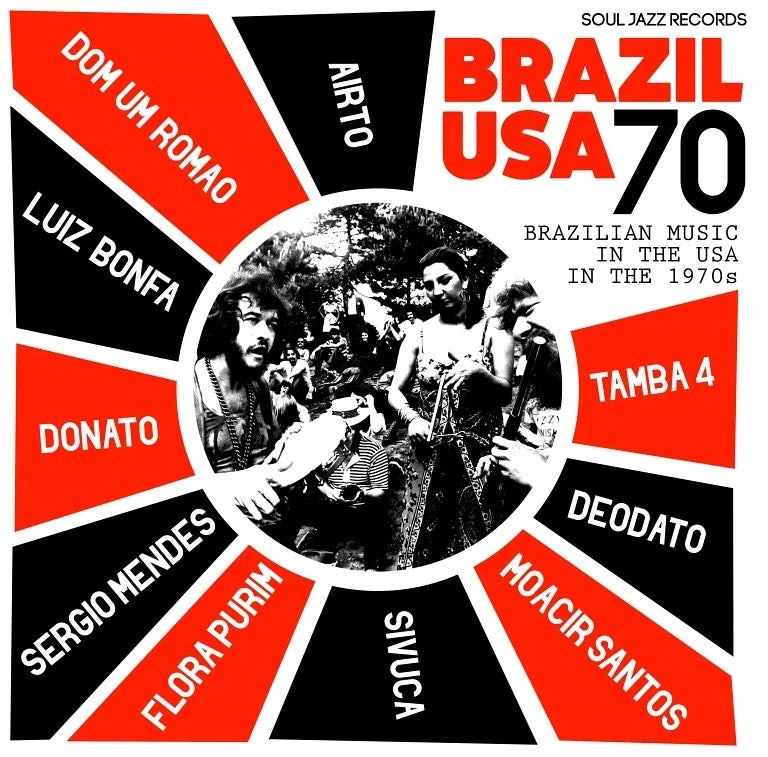 Brazil USA 70 Brazilian Music in the USA 1970s 2-lLP Soul Jazz MINT vinyl