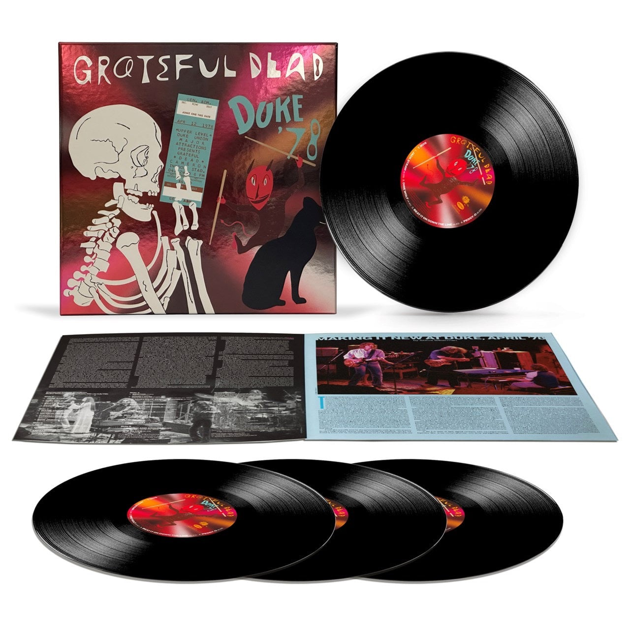 Grateful Dead – Duke ’78 (4x Vinyl LP, Grateful Dead Productions / Rhino, 2024) – Mint / Sealed