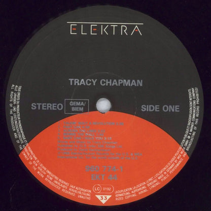 Tracy Chapman – Tracy Chapman (Vinyl LP, Elektra/Asylum Records, 1988) – EX / EX