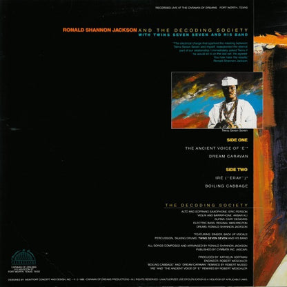 Ronald Shannon Jackson with Twins Seven Seven – Live at the Caravan of Dreams (Vinyl LP, Caravan of Dreams Productions, 1986) – EX / EX