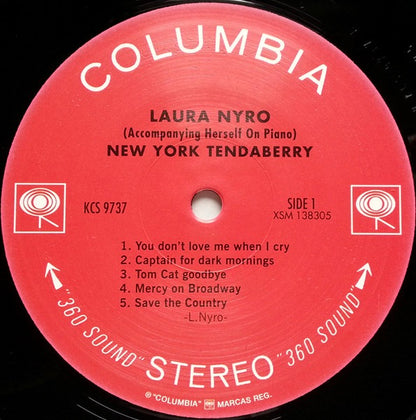 Laura Nyro - New York Tendaberry (Vinyl LP , Columbia) - EX / NM