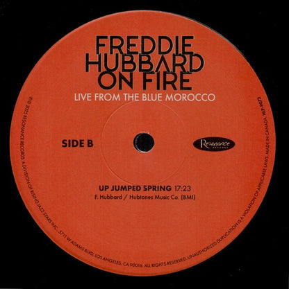 Freddie Hubbard – On Fire: Live from the Blue Morocco (3xVinyl LP, Resonance Records, 2025 RSD, Limited Edition) – NM / NM