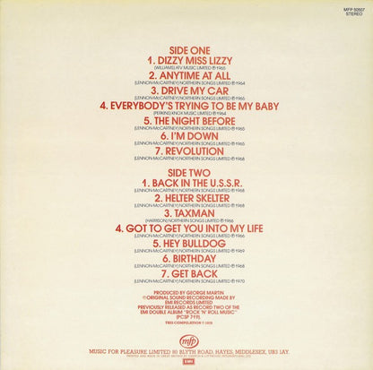 The Beatles - Rock 'N' Roll Music Vol 2 (Vinyl LP, Music For Pleasure 1976), Ex / Ex