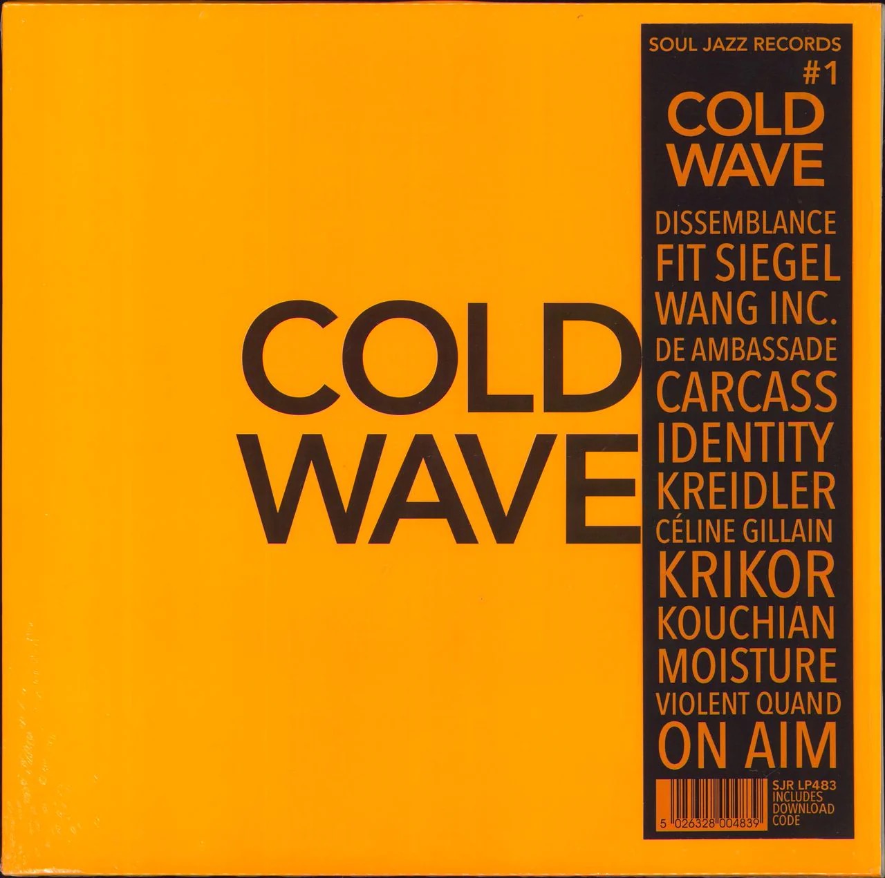 Various Artists Cold Wave #1 LP Soul Jazz Day-Glo Sleeve orange vinyl