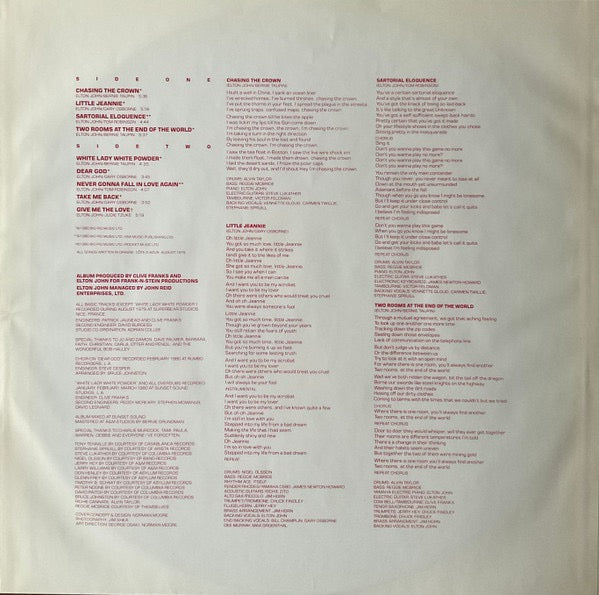 Elton John – 21 at 33 (Vinyl LP, The Rocket Record Company, 1980) – EX / EX