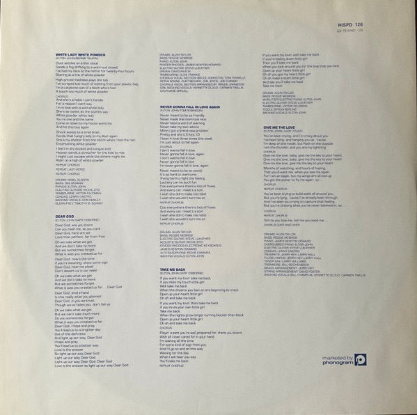Elton John – 21 at 33 (Vinyl LP, The Rocket Record Company, 1980) – EX / EX