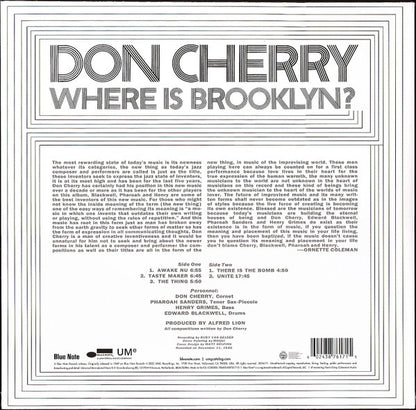 Don Cherry – Where Is Brooklyn? (Vinyl LP, Blue Note Classic Vinyl Series) – Mint / Sealed