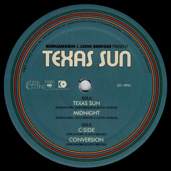 Khruangbin & Leon Bridges – Texas Sun (Vinyl LP, Dead Oceans, 2020) – Mint / Sealed