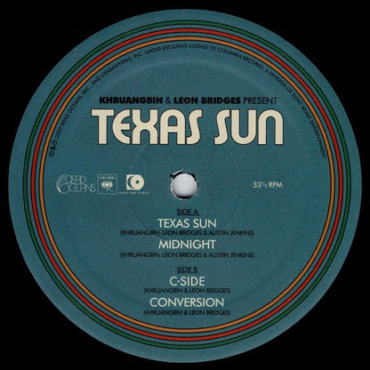 Khruangbin & Leon Bridges – Texas Sun (Vinyl LP, Dead Oceans, 2020) – Mint / Sealed