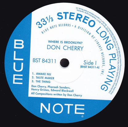 Don Cherry – Where Is Brooklyn? (Vinyl LP, Blue Note Classic Vinyl Series) – Mint / Sealed
